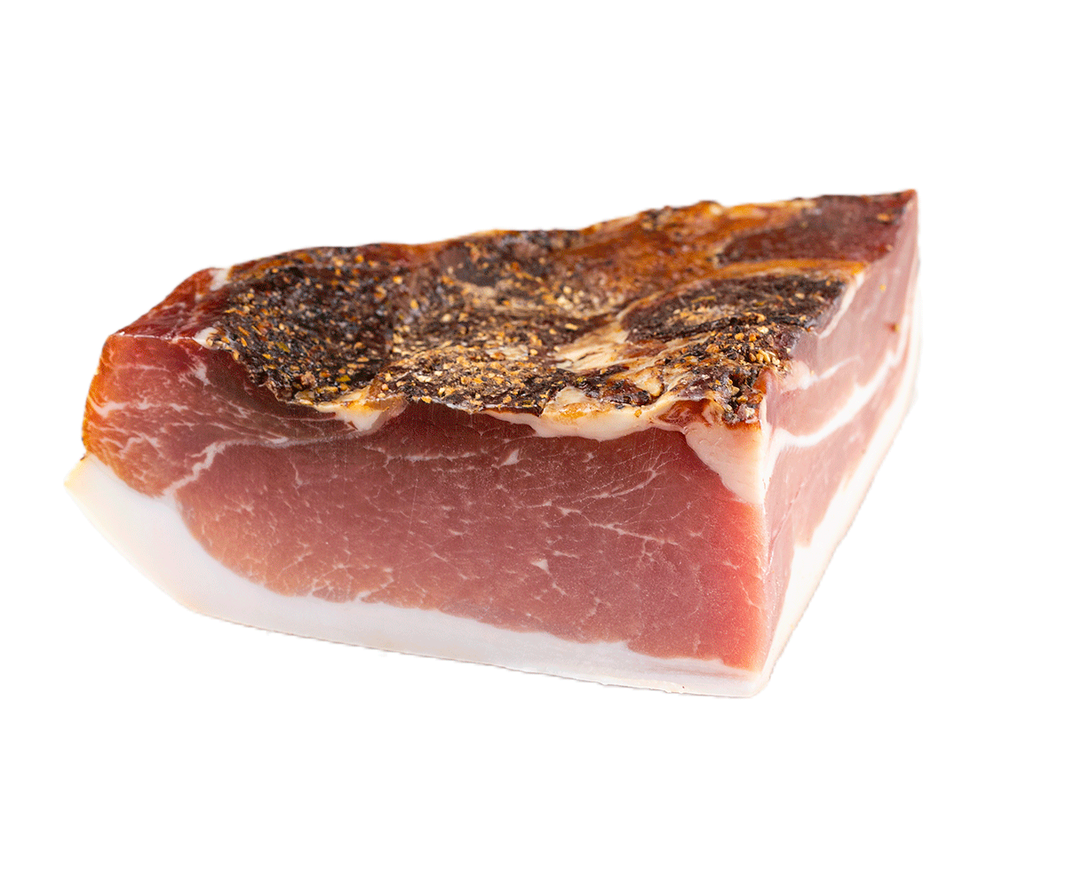 Speck ohne Pökelsalz Viertel Hamme 1
