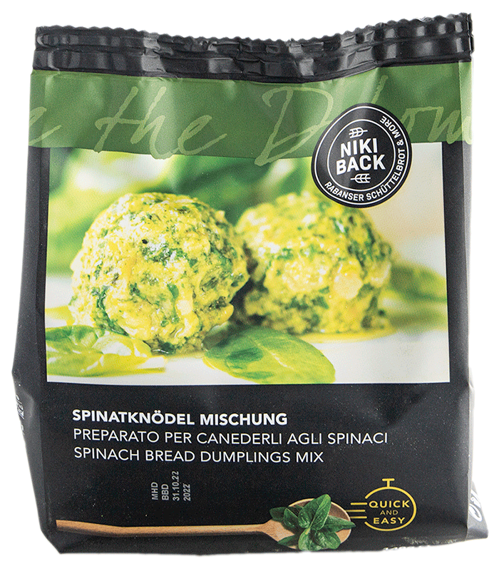 Spinatknödel Mischung 1