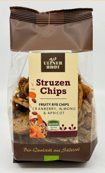 "Struzen Chips" Cranberries und Aprikosen BIO 1