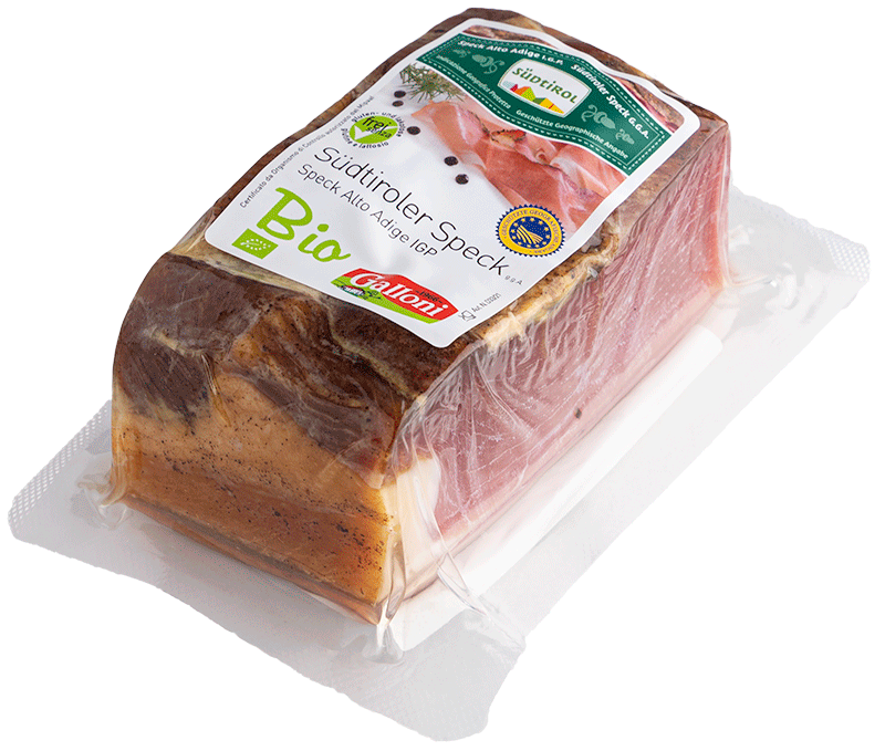 Südtiroler Speck g.g.A. Mittelstück Bio 4