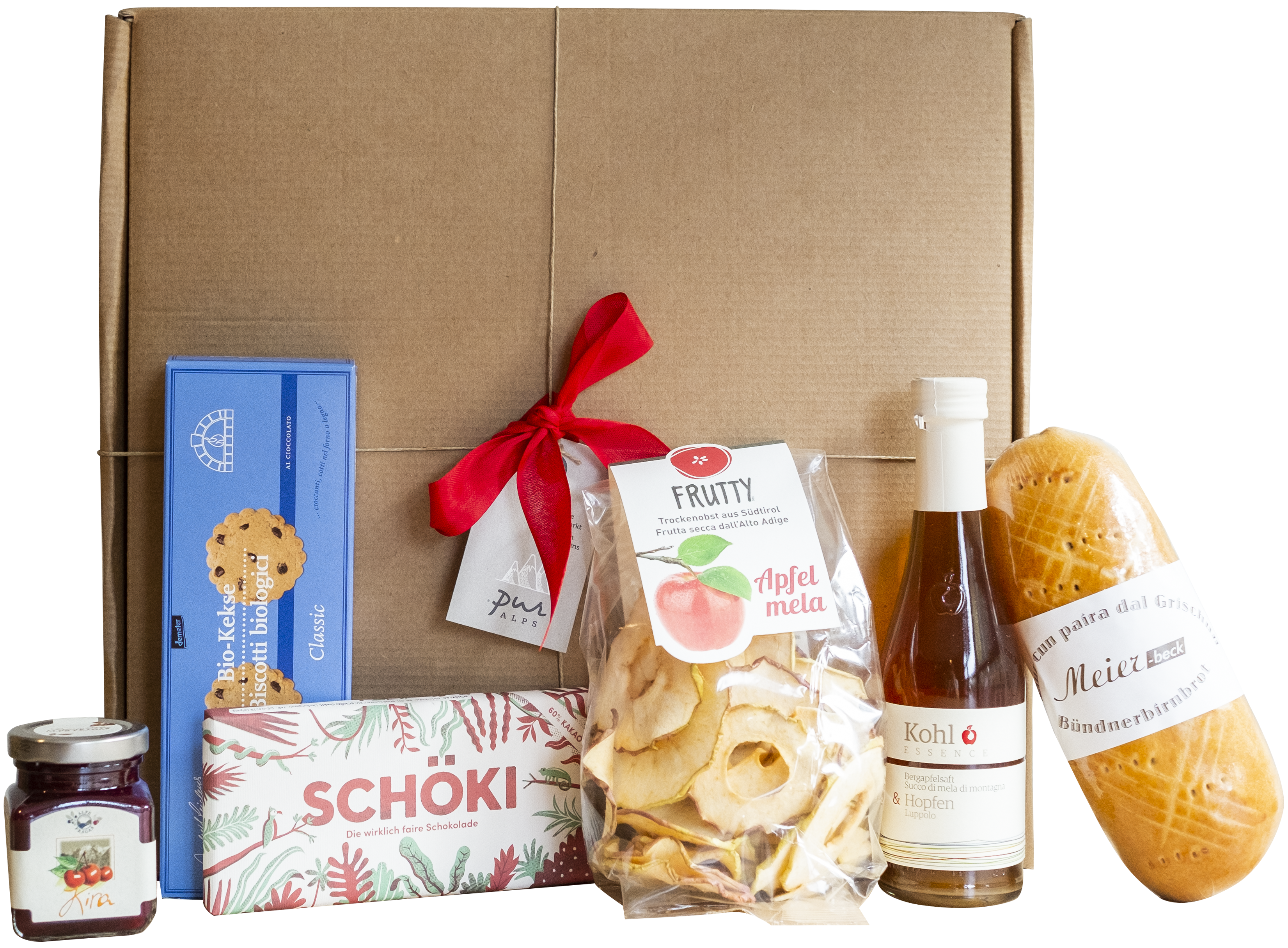 "Süsser Alpenschmaus" Geschenkbox  1