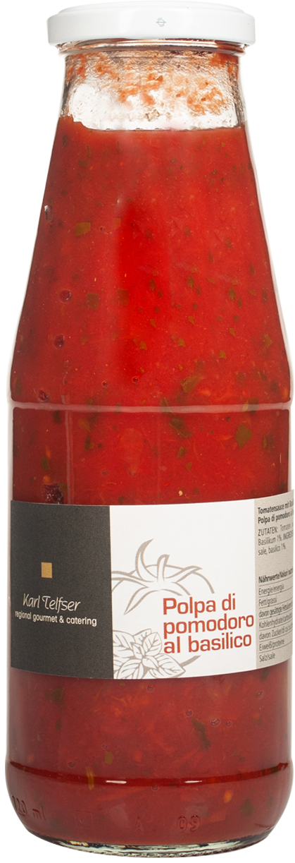 Tomatensauce mit Basilikum 1