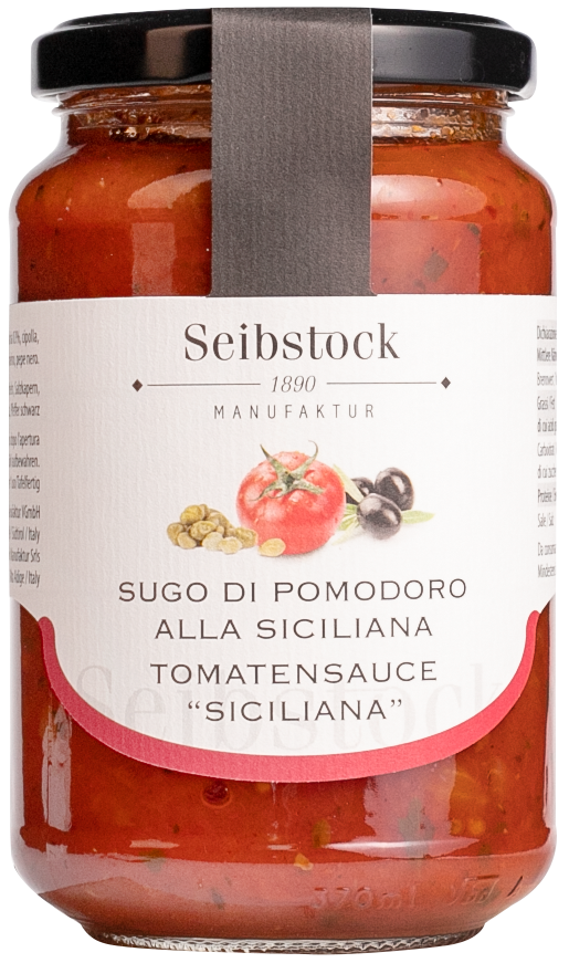 Tomatensauce Siciliana Oliven und Kapern 1
