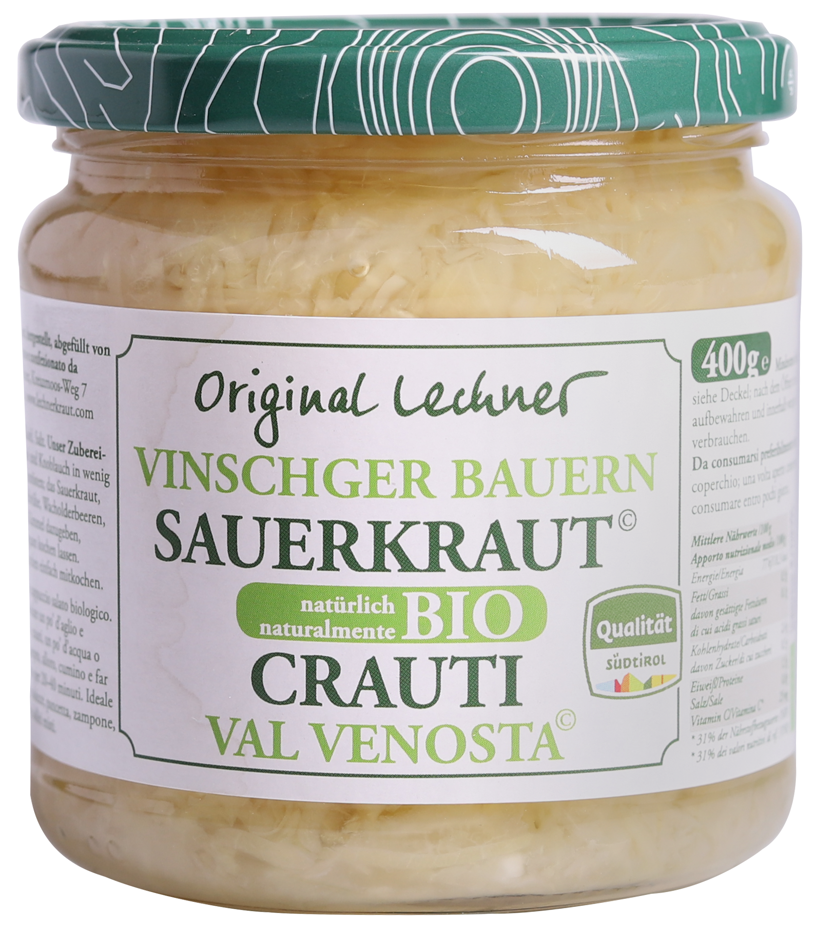 Vinschger Sauerkraut Bio 1