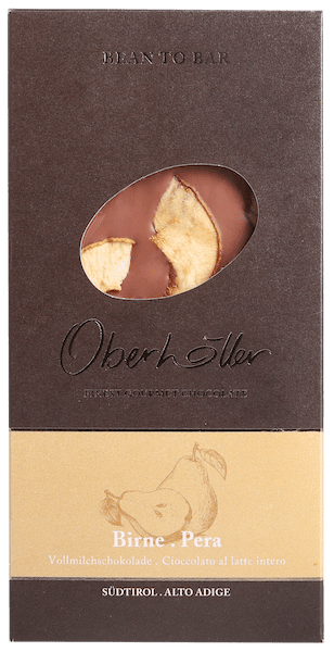 Vollmilchschokolade mit Birne 100g 1