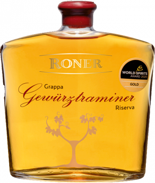 Gealterter Grappa Gewürztraminer Riserva