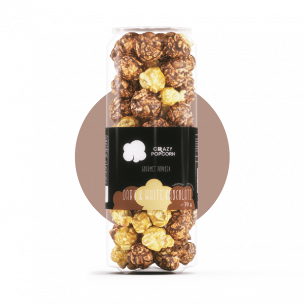 Dark & White Chocolate Popcorn