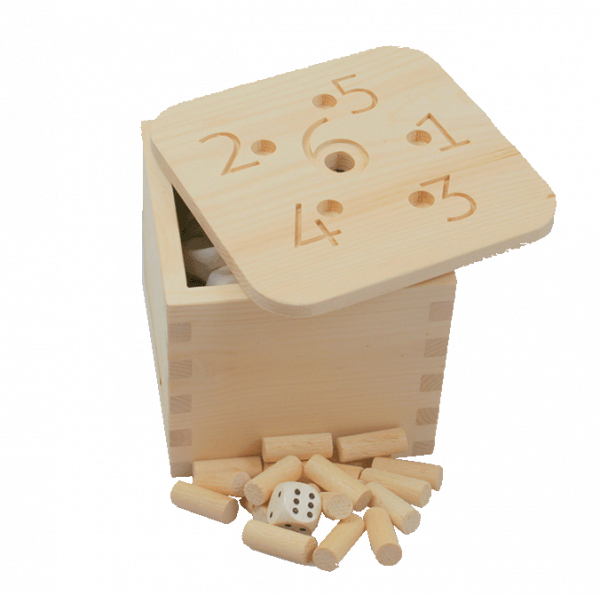 Spiel "Die 6 gewinnt" Zirbenholz