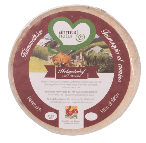 Halbfettkäse mit Kümmel