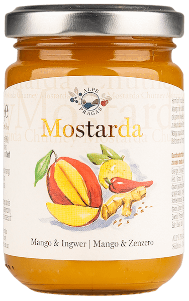 Chutney Mango scharf und Ingwer