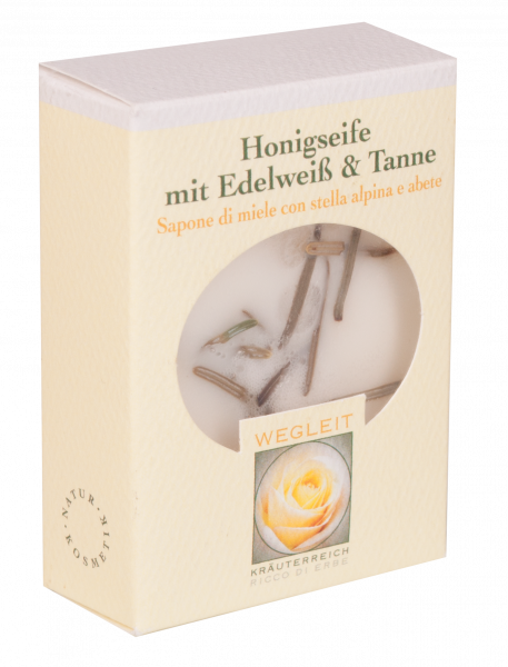 Honigseife mit Edelweiß und Tanne Bio