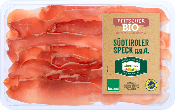 Südtiroler Speck g.g.A geschnitten bio "Bioland"