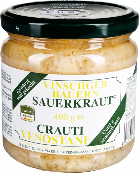 Vinschger Sauerkraut mit Speck