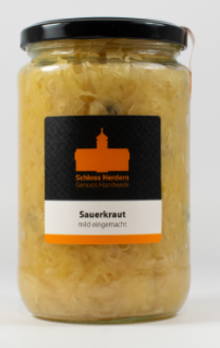 Sauerkraut mild eingemacht, Glas