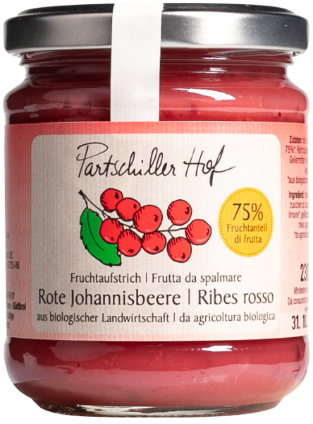 Rote Johannisbeere Bio Fruchtaufstrich