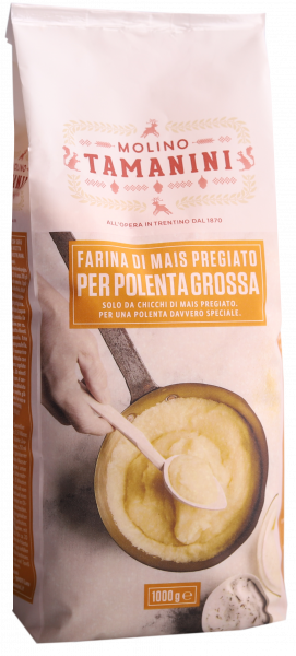 Maisgrieß gelb grob für Polenta