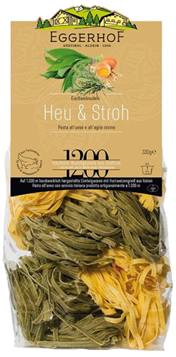 Heu & Stroh mit Bärlauch Fettuccine