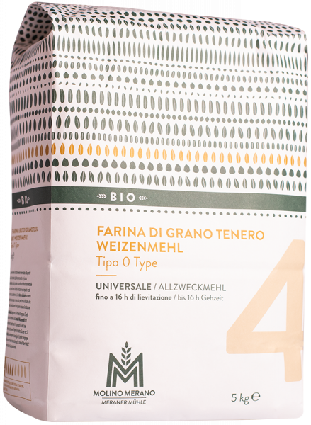 Weizenmehl Nr. 4 Type 0 Bio 5 kg