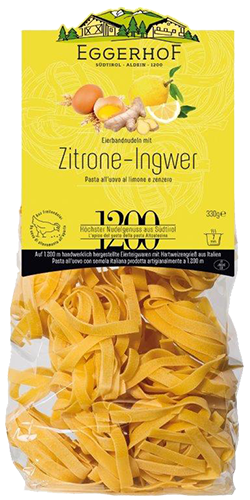 Zitronen und Ingwer Fettuccine