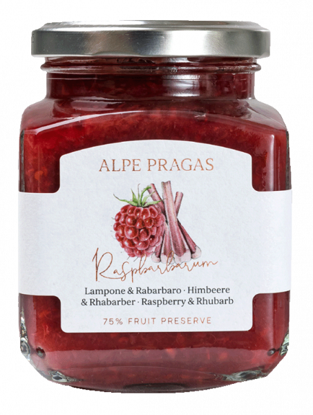Himbeere Rhabarber Fruchtaufstich