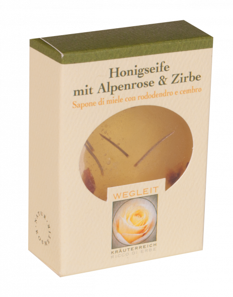 Honigseife mit Zirbe und Alpenrose Bio