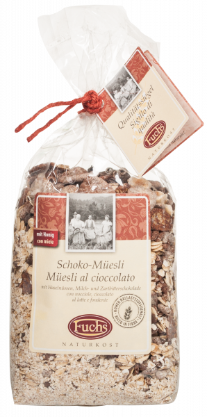 Müsli mit feiner Schokolade
