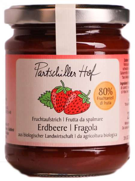 Fruchtaufstrich Erdbeere Bio